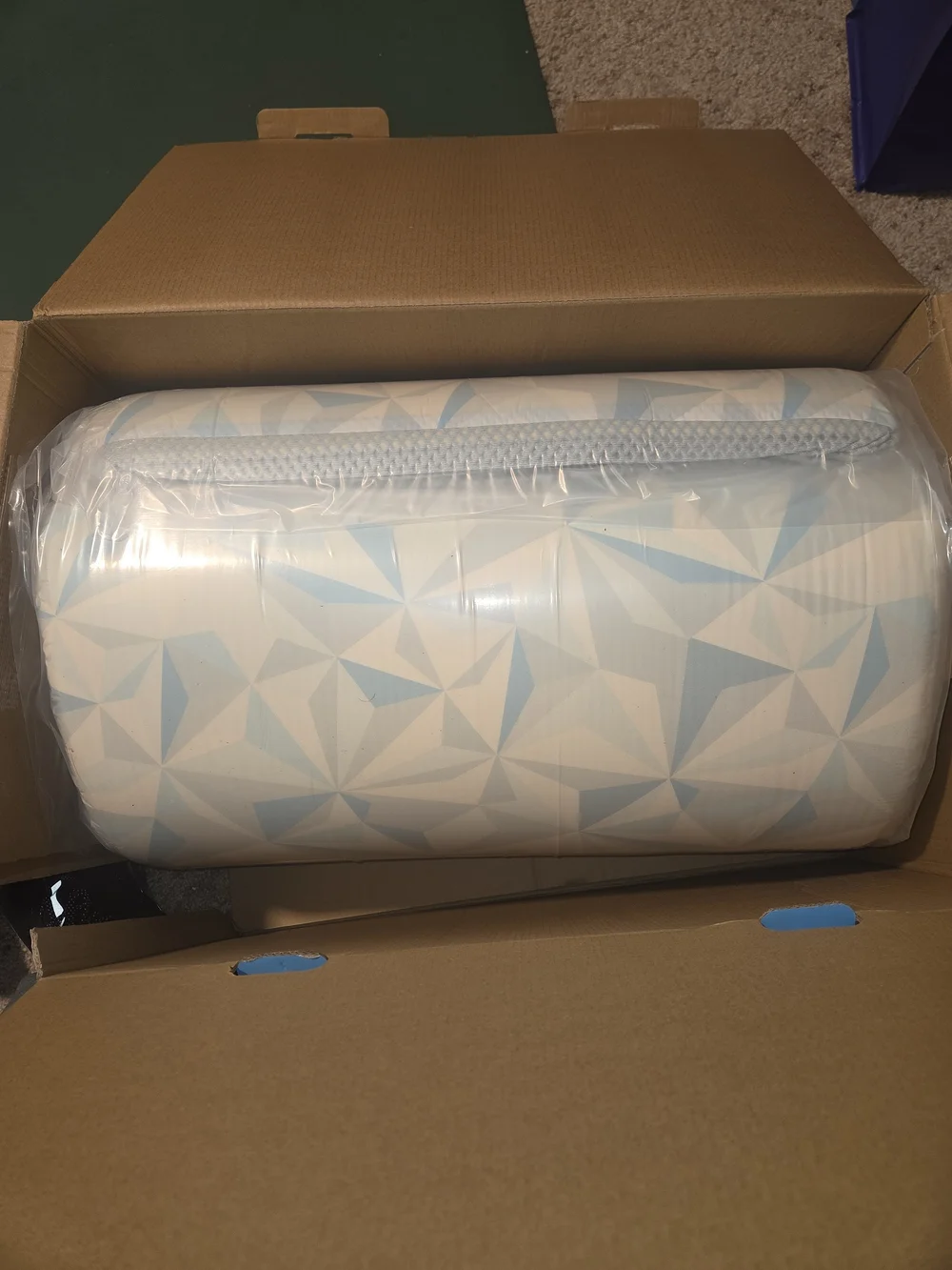 Arctic Serta 2-Inch Cooling Memory Foam Topper 25× - Blue